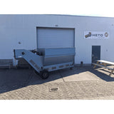 Dewa / Demtec mobiele potgrondbunker met sleepkettingen in goede staat Bouwjaar 2002