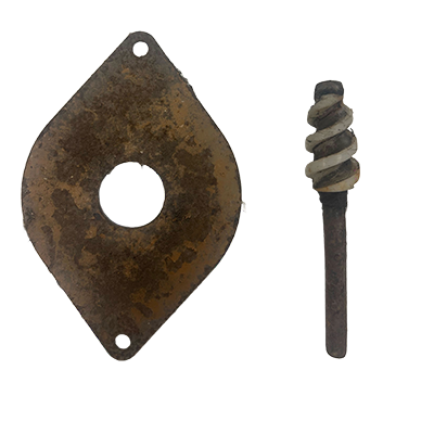 Gebruikte grondboor Ø30mm en boorplaat t.b.v. Javo potmachine