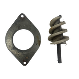 Gebruikte grondboor Ø90mm en boorplaat t.b.v. Javo potmachine