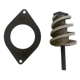 Gebruikte grondboor Ø90mm en boorplaat t.b.v. Javo potmachine