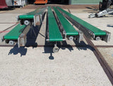 Set met nette koppeldelen / transportbanden Javo 15 cm werkend en compleet.
