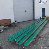 Set met nette koppeldelen / transportbanden Javo 15 cm werkend en compleet.
