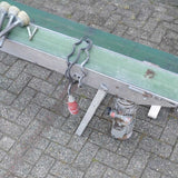Set met nette koppeldelen / transportbanden Javo 15 cm werkend en compleet.