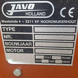 Javo plus oppotmachine compleet met afloopband in nette staat