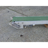 Wevab motorband / afloopband, in snelheid regelbaar, geschikt voor oppotmachine, 3000 × 150 mm