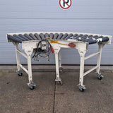 Aangedreven rollenbaanbocht 600 mm breed goed werkend geschikt voor kratten / dozen etc.