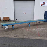 Transportband op poten met snelheidsregeling 6120 x 600 mm goed werkend