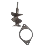 Gebruikte Grondboor Ø100mm en boorplaten t.b.v. JAVO potmachine