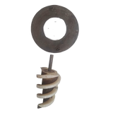 Gebruikte grondboor Ø100mm en boorplaat t.b.v. Javo potmachine