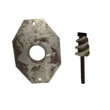 Gebruikte grondboor en plaat Ø50mm t.b.v. JAVO potmachine