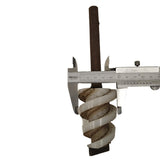 Gebruikte grondboor en plaat Ø50mm t.b.v. JAVO potmachine