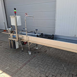 RVS waterunit / watergeefbak t.b.v. kisten, trays of potten compleet en werkend